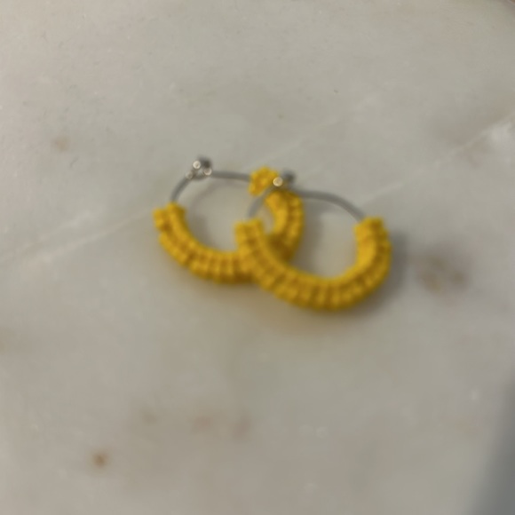 Cobby Corn Yellow Earrings - Picture 3 of 4